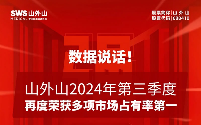 血液凈化龍頭2024年第三季度市場(chǎng)占有率再奪魁！